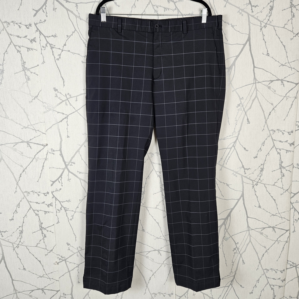 Nike Golf Tour Performance Black Checks Straight Leg Pants